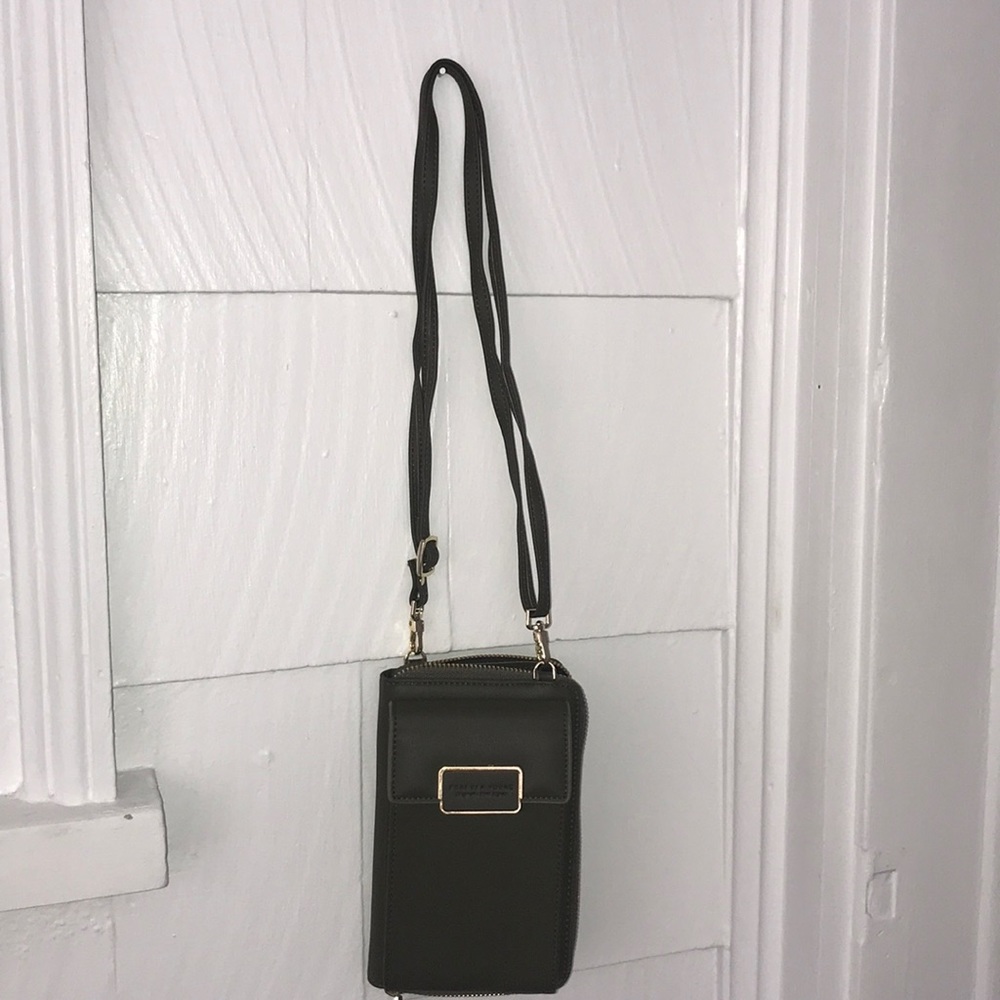 NWOT Faux Leather Mini Crossbody